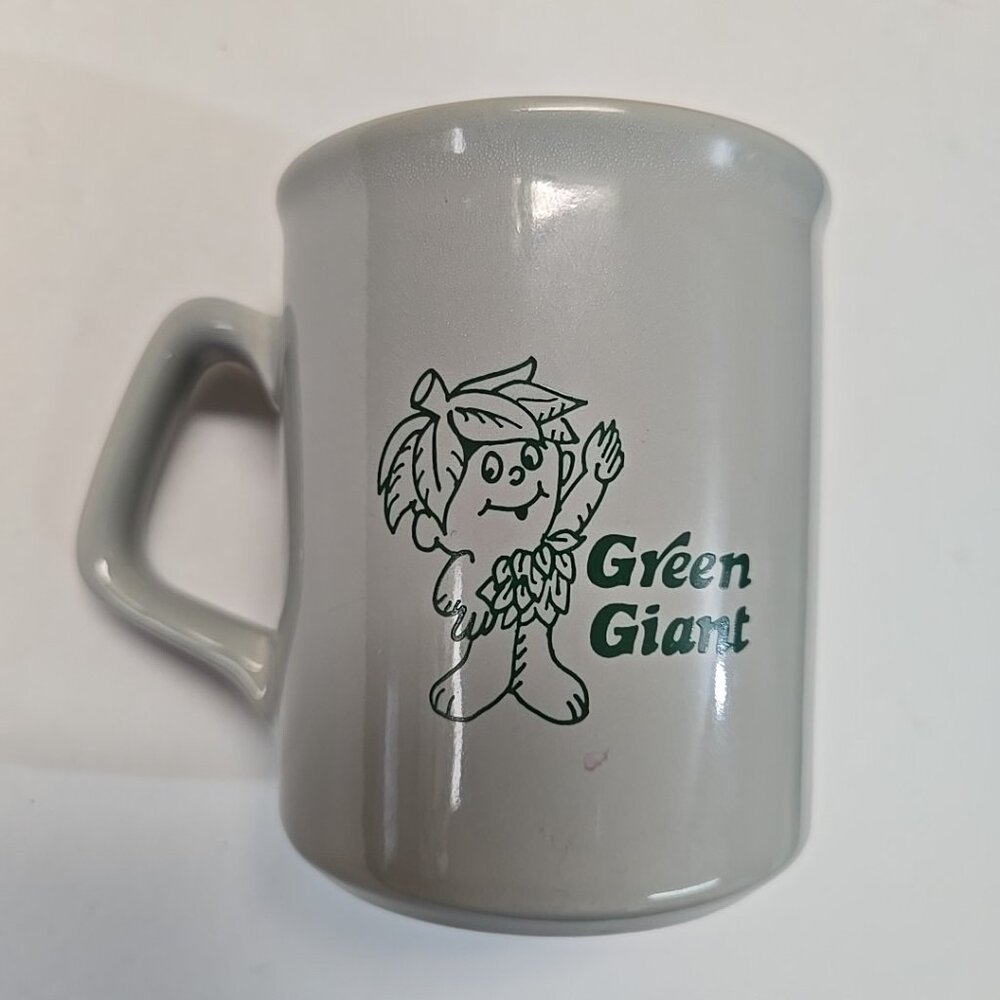 Vintage Jolly Green Giant and Sprout Coffee Cup Mug 1970'S